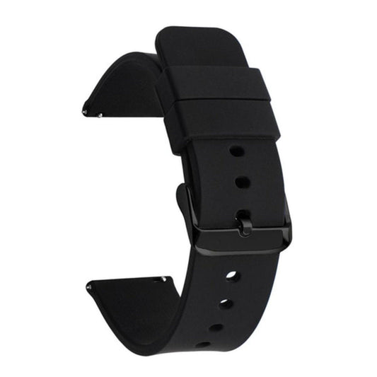 Staza Siliconen Horlogeband 24MM – Zwart Universeel