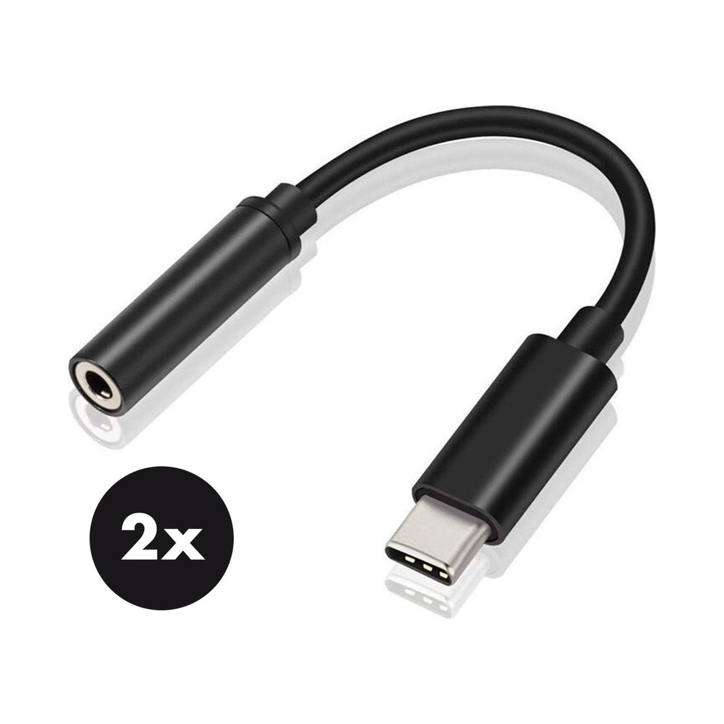 Staza USB-C naar 3.5mm AUX Adapter DAC – 2-Pack