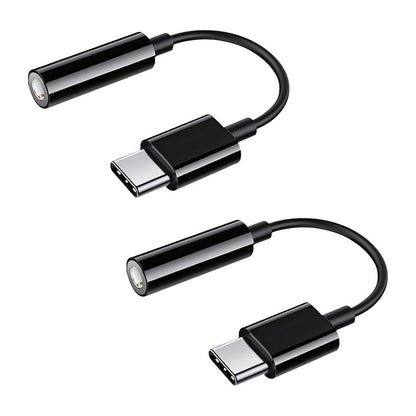 Staza USB-C naar 3.5mm AUX Adapter DAC – 2-Pack