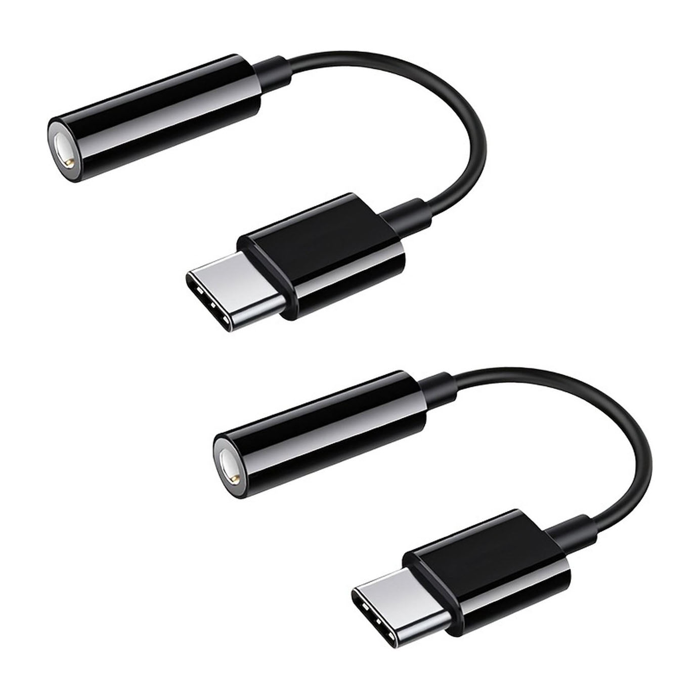 Staza USB-C naar 3.5mm AUX Adapter DAC – 2-Pack