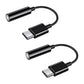 Staza USB-C naar 3.5mm AUX Adapter DAC – 2-Pack