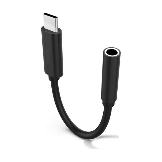 Staza USB-C naar 3.5mm AUX Adapter met DAC – Zwart