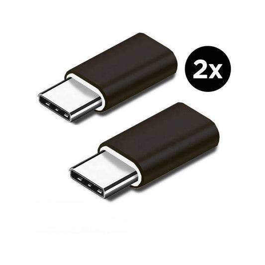 Staza USB-C naar Lightning Adapter 2-Pack – Zwart