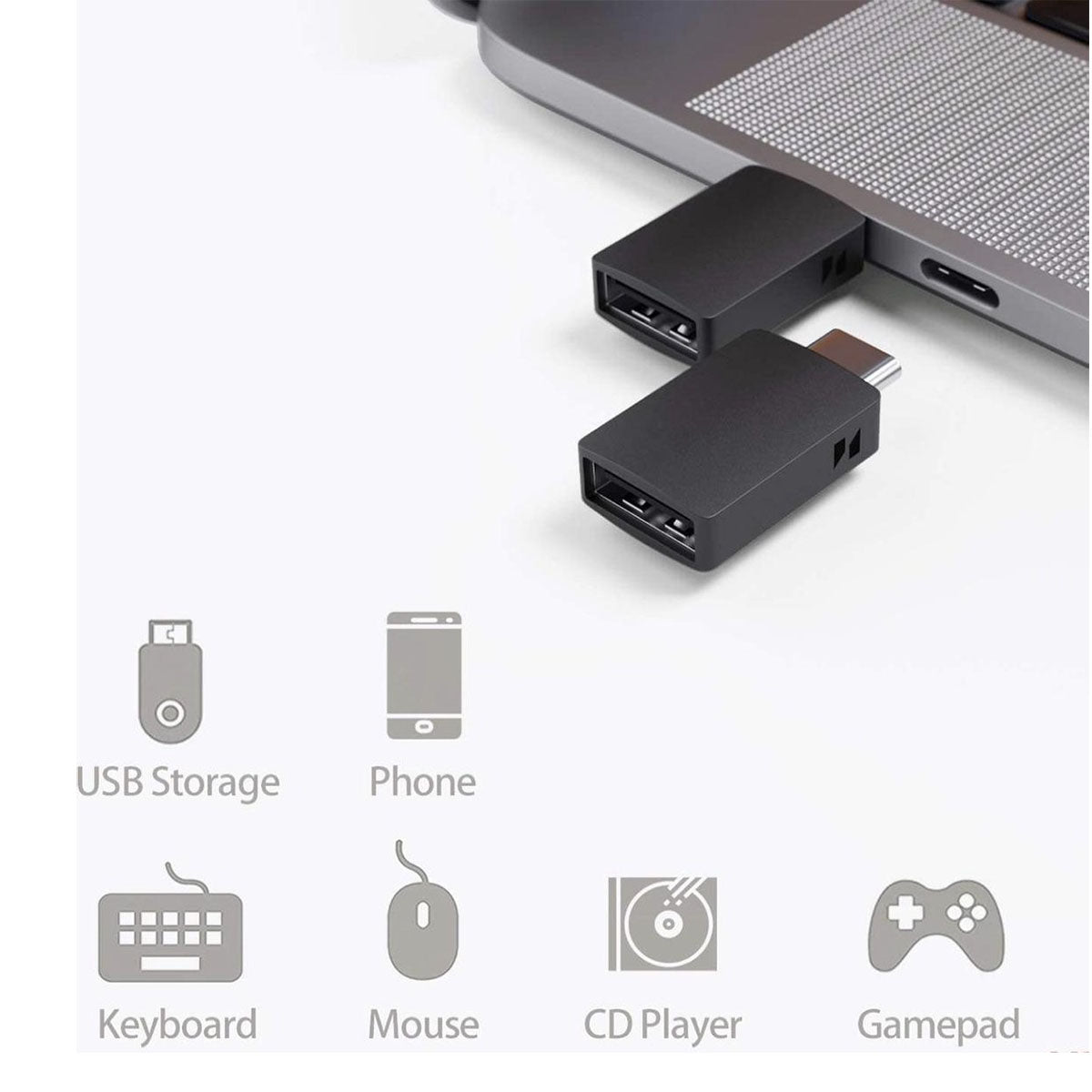 Staza USB-C naar USB 3.0 OTG Adapter – Zwart