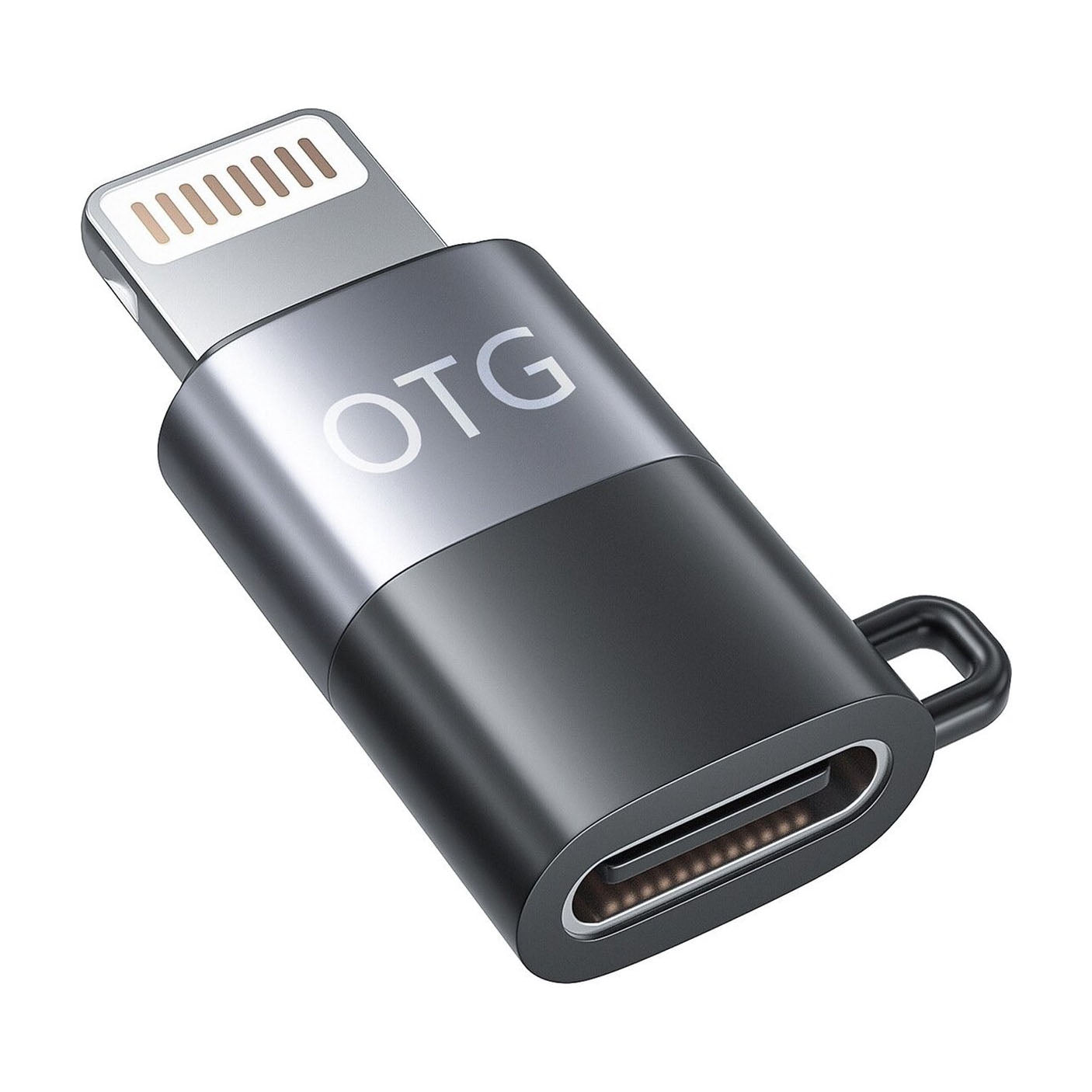 Staza iPhone OTG Adapter – Lightning naar USB-C Zwart