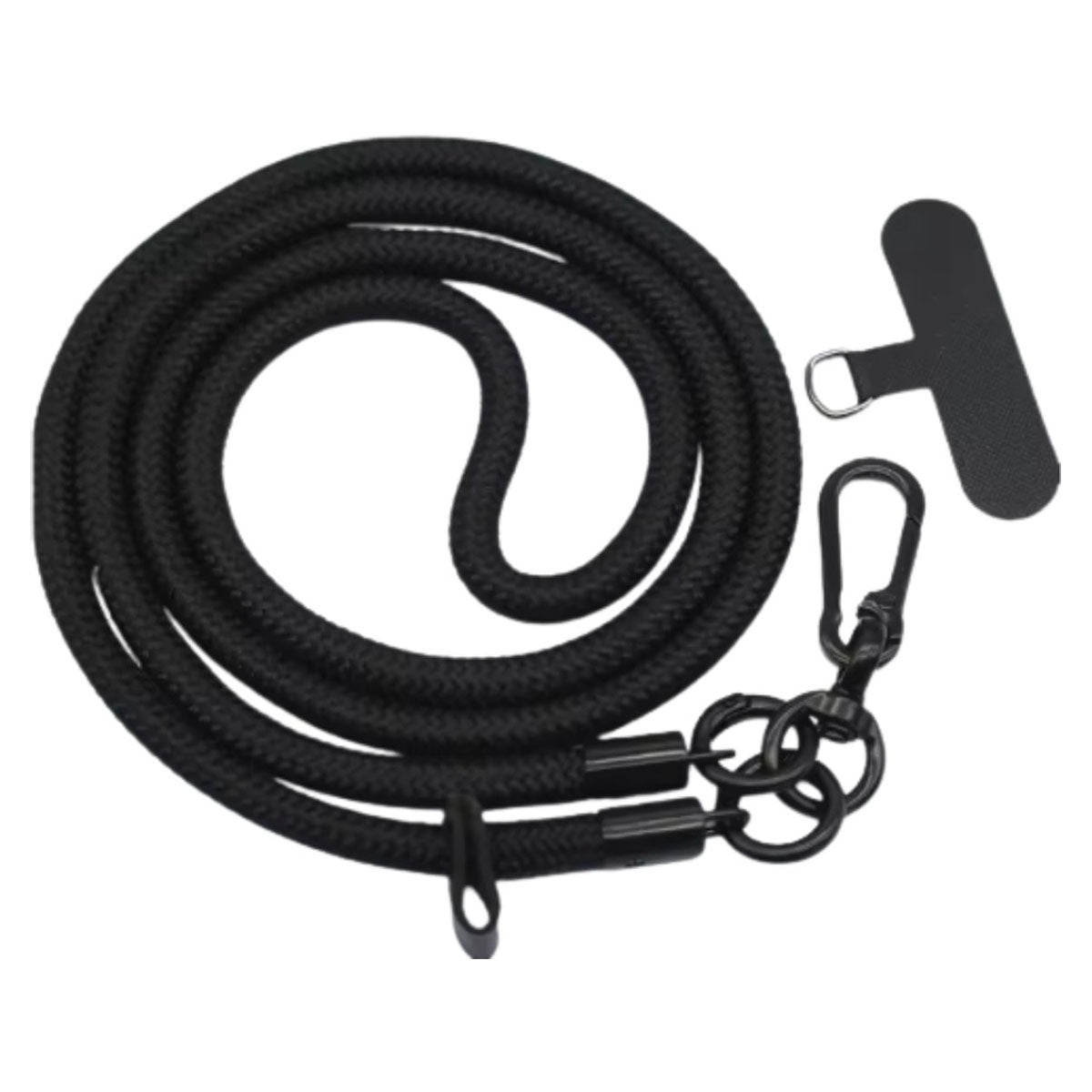 Telefoonkoord Wintersport Anti-Diefstal 150 cm Zwart