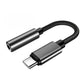 USB-C naar AUX Adapter 3.5mm DAC – Gevlochten Kabel