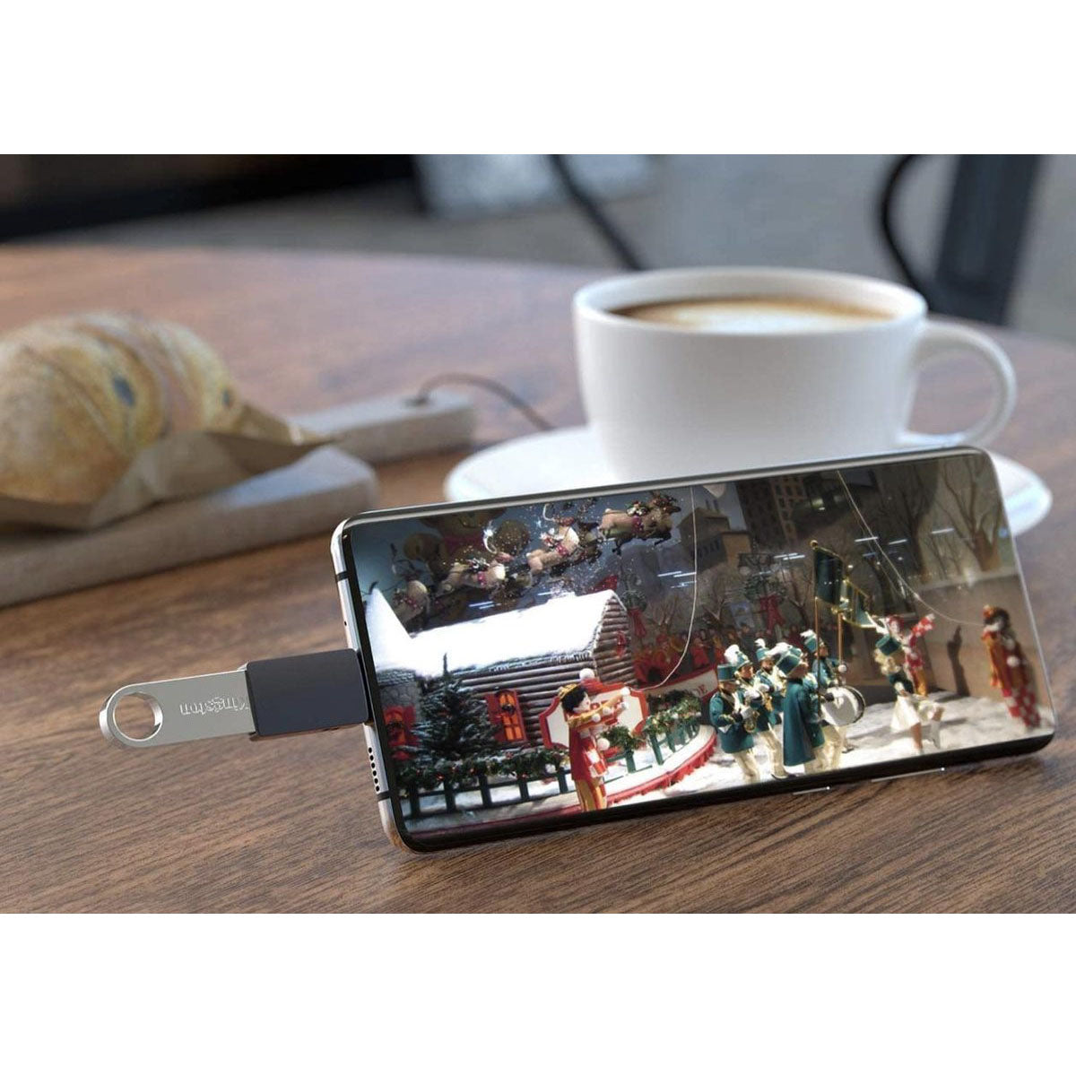 USB-C naar USB-A OTG Adapter USB 3.0 – Goud
