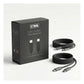 USB-C naar USB-C Kabel 60W 2M – 2 Stuks Nylon Zwart