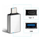 USB-C naar USB 3.0 Adapter – OTG Converter Zwart