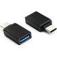 USB-C naar USB 3.0 Adapter – OTG Converter Zwart