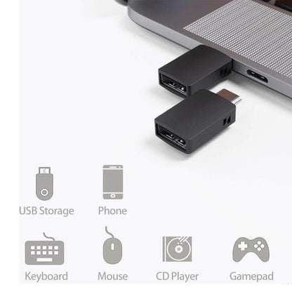 USB-C naar USB 3.0 Adapter – SuperSpeed 5Gbps Zwart