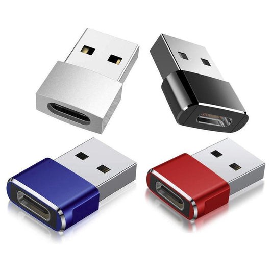 USB-C naar USB Adapter 4 Stuks – USB 3.0 5Gbps