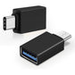 USB-C to USB-A 3.0 OTG Adapter – Blue Aluminum