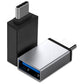 USB-C to USB-A 3.0 OTG Adapter – Blue Aluminum