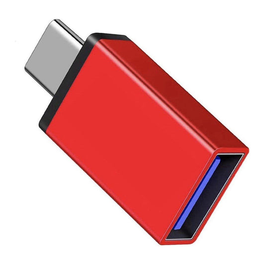 USB-C to USB-A 3.0 OTG Adapter – Gradient Red