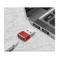 USB-C to USB Adapter 2-Pack – USB 3.1 Converter Red
