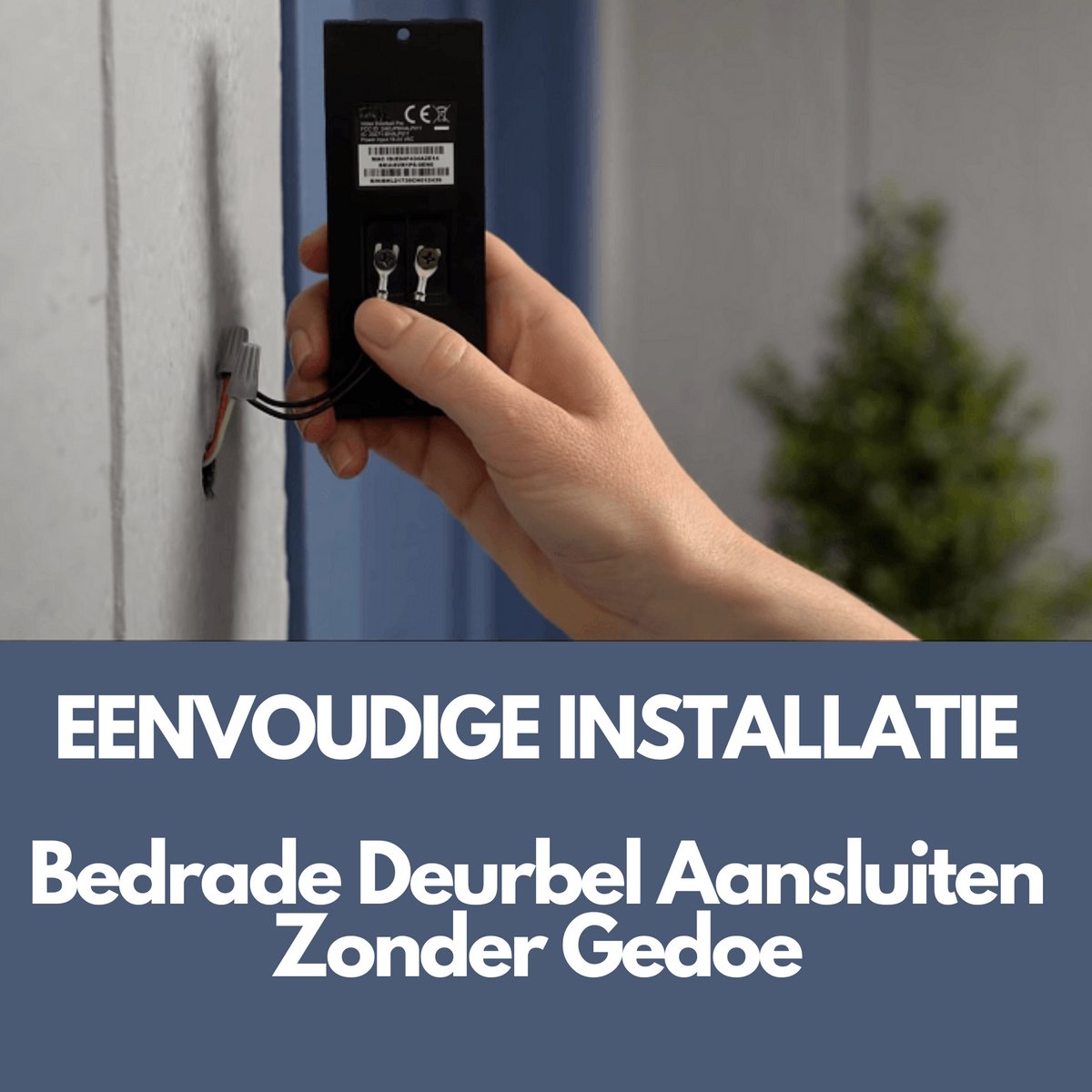 Videodeurbel Adapter 18V – 10M voor Ring, Eufy & Nest