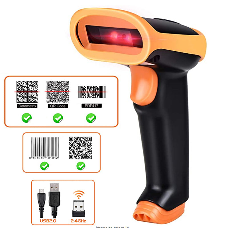 Staza Draadloze Barcode Scanner 1D/2D QR Plug & Play
