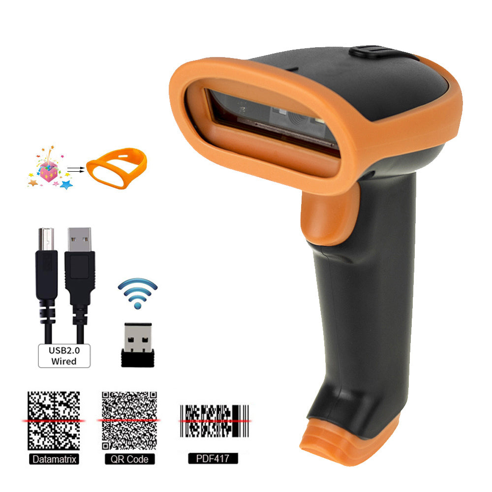 Staza Draadloze Barcode Scanner 1D/2D QR Plug & Play